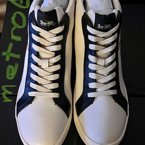 NIB - COACH x Disney Clip High Top Sneaker With Cruella Motif CD248 - Size 9.5. - Picture 2 of 9